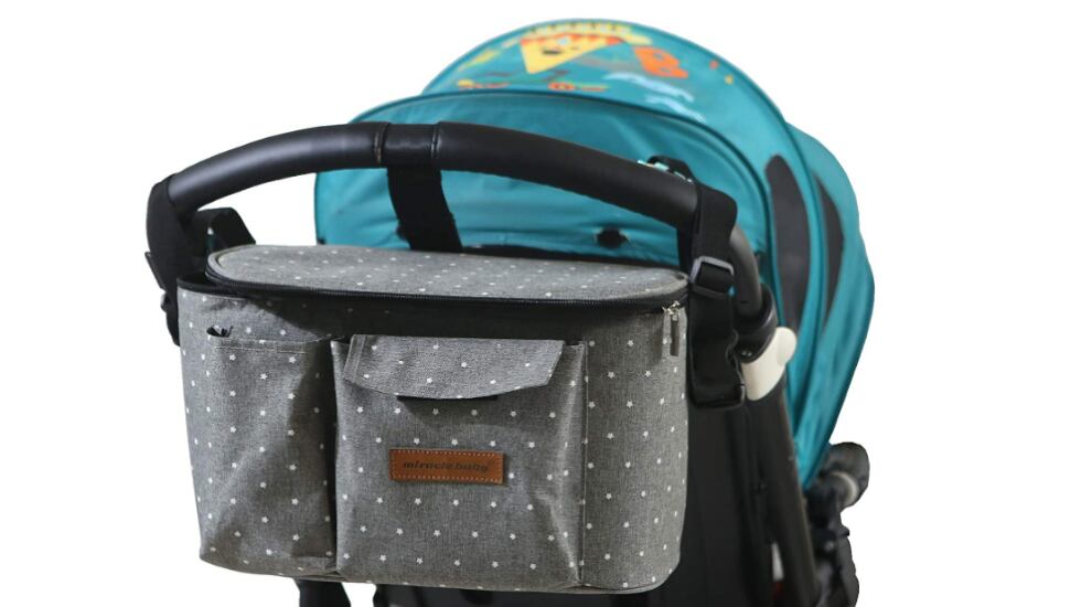 Bolsa para carrito de bebé con más de 4.200 valoraciones y un diseño de topos