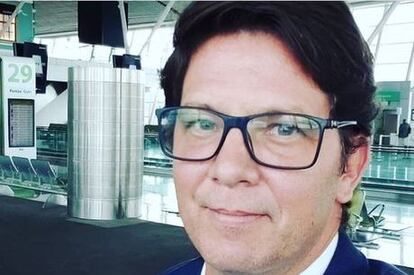 El actor Mario Frias en Brasilia.