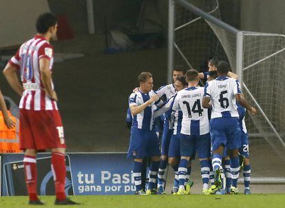 Jornada 9. Primera derrota de la temporada en Cornellà. Espanyol, 1-Atlético, 0, tras un gol de Courtois en propia puerta