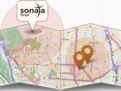 Sonata Retail subasta anuncios por metros cuadrados