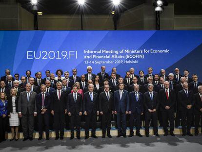  Los ministros de Economía y Finanzas de la
 Unión Europea (UE)