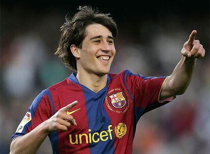 Bojan, con el Barcelona