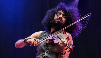 El violinista Ara Malikian durante una actuaci&oacute;n. 