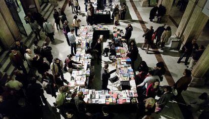 Asistentes al Festival Eñe, en una edición anterior, en el Círculo de Bellas Artes.