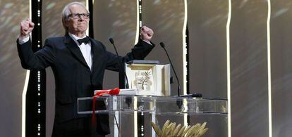 El director Ken Loach, ganador de la Palma de Oro de Cannes.