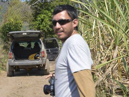 Rub&eacute;n Espinosa, en Jalapa en enero de 2014