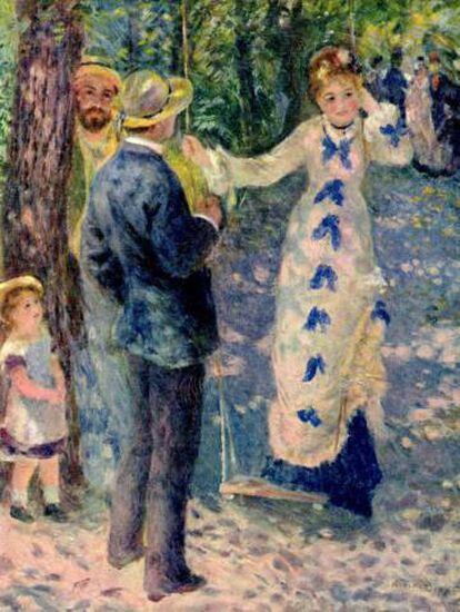 'El columpio' (1876), óleo de Pierre-Auguste Renoir.