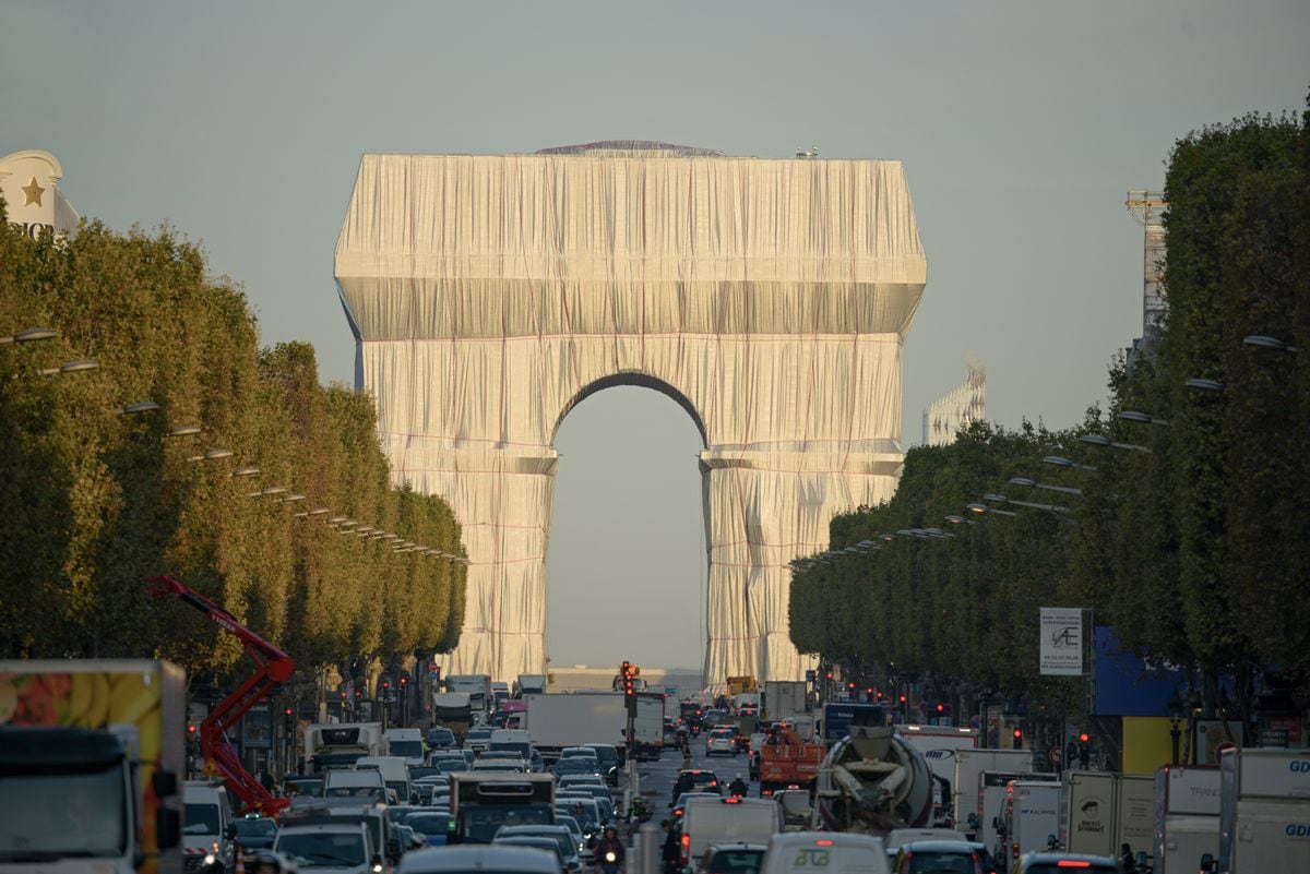 L’Arc de Triomphe rêvé par Christo devient réalité |  Culture