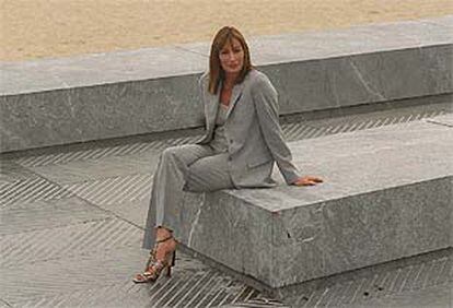 Anjelica Huston, en una foto tomada durante el festival de San Sebastián de 1999.