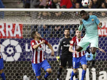 Umtiti, al partit del Calder&oacute;n.