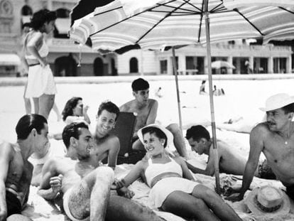 Tiempo libre bien aprovechado una tarde de los a&ntilde;os cuarenta en Copacabana (Brasil)