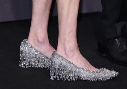 Detalle de los zapatos de Julia Roberts.