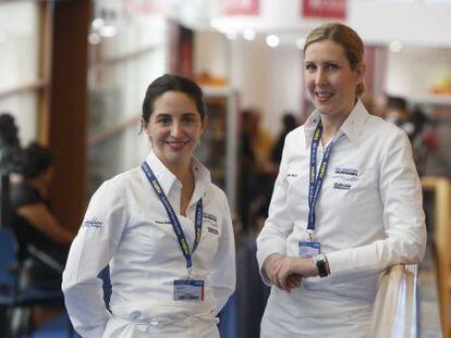 Elena Arzak y Clare Smyth, en el congreso gastronómico de San Sebastián.