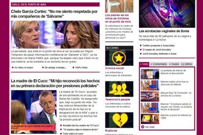 'La noria' sigue anunciando la entrevista a Rosalía García, madre 'El Cuco', en su Web