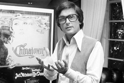 Robert Evans, en sus oficinas de Beverly Hills en 1974, en una entrevista sobre 'Chinatown'.