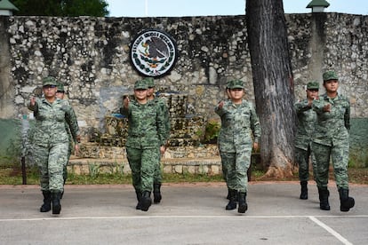 Soldados en el Ejército mexicano, en la 33 zona milita de Campeche.