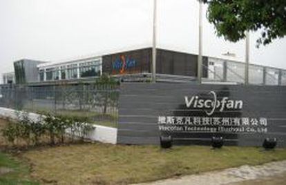 Fábrica de la empresa Viscofan en China.