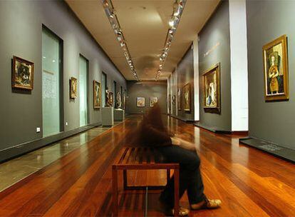 Una de las salas del Museo de Bellas Artes Gravina (Mubag), con una colección permanente de 500 obras de arte alicantino desde el siglo XVI hasta principios del XX.