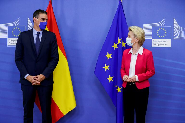 Pedro Sánchez y Ursula von der Leyen, a finales de septiembre en Bruselas.