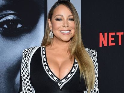 La cantante Mariah Carey, en Nueva York en enero de 2020.