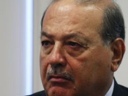 Carlos Slim, principal accionista de Am&eacute;rica M&oacute;vil. 