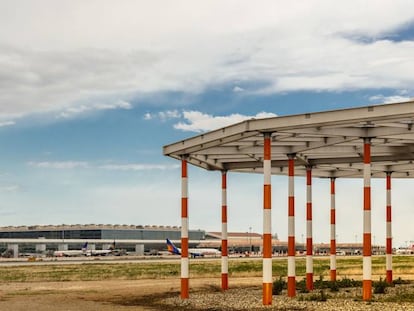 Vista del aeropuerto de Barajas.