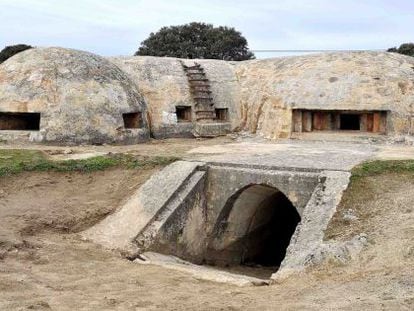 El baluarte fue construido en dos meses por zapadores franquistas.