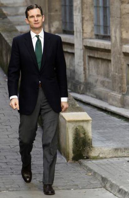 Urdangarin, el segundo día en el que fue a declarar a los juzgados de Palma.