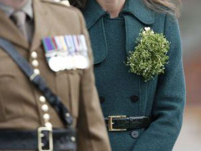 Kate Middleton, celebrando el día de San Patricio.