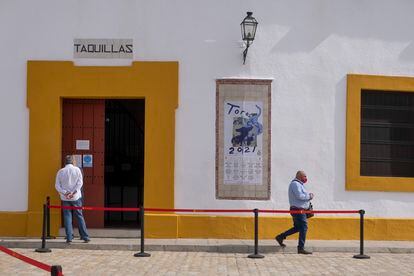 Taquillas de la plaza de La Maestranza de Sevilla.