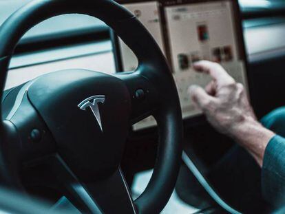 Videollamadas desde los coches Tesla.