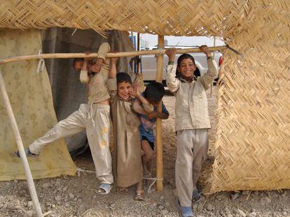 Niños iraquíes del sur del país.
