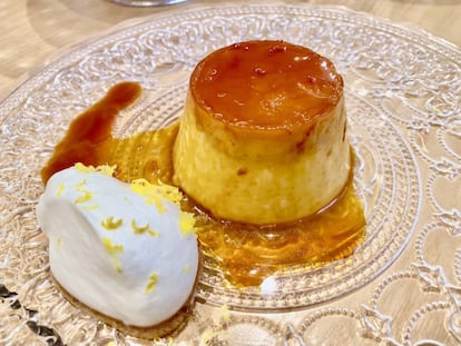 Flan de huevo cremoso. J.C. CAPEL