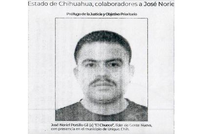 Imagen de José Noriel Portillo Gil, alias 'El Chueco', difundida por la Sedena en 2022