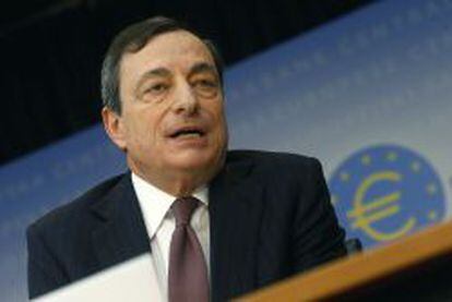 Mario Draghi, presidente del Banco Central Europeo 
