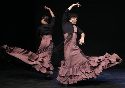 Un momento del montaje &quot;Siroco&quot;, de Emilio Ochando, en los Teatros del Canal.