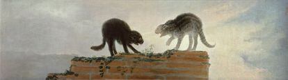 'Riña de gatos' (1786), de Francisco de Goya. MUSEO DEL PRADO
