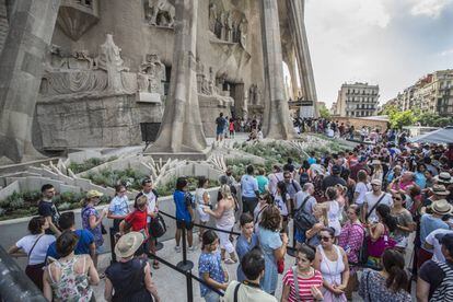 La Sagrada Família atreu cada any a milions de turistes