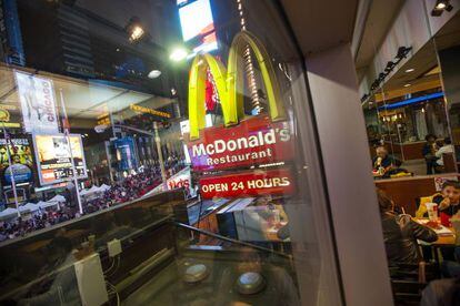 Restaurante de McDonald's en Times Square (Nueva York).