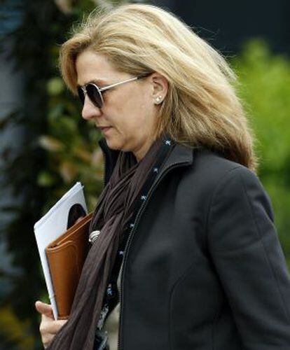 La infanta Cristina, el pasado mes de abril.