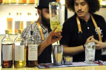 La cocteler&iacute;a Macera Taller Bar, en una imagen de su p&aacute;gina web. 