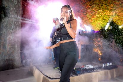The concert of the Black Eyed Peas band held at the Palacio de Liria in Madrid on June 15, 2022.