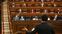 El presidente del Gobierno, Pedro Sánchez, y el líder de la oposición, Pablo Casado, en un duelo parlamentario en el Congreso.