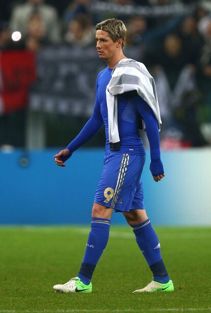 Fernando Torres después de la derrota del Chelsea contra la Juventus.