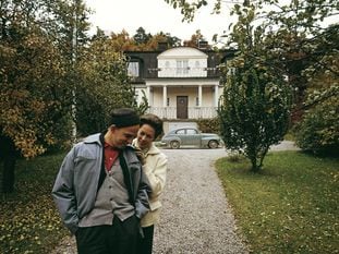 Ingmar Bergman con su cuarta esposa, la pianista estonia Käbi Laretei, en 1960.