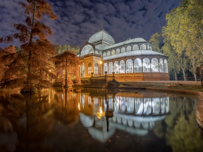 'Noche en palacio', una de las fotografías que pueden verse en el hotel Palace en la exposición.