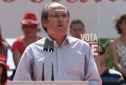 &Aacute;ngel Gabilondo, en el acto del PSOE en Fuenlabrada.
