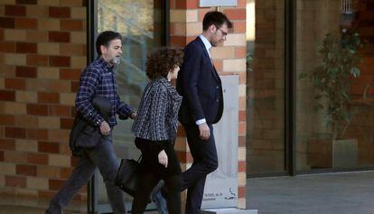Oriol Pujol sortint de la presó de Brians 2, al març.