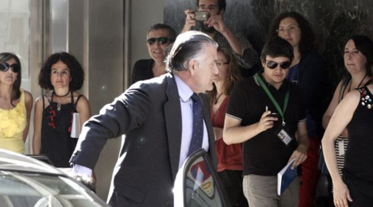 Luis Bárcenas en la Audiencia Nacional en julio de 2013.