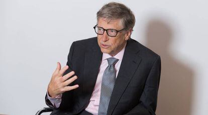 Bill Gates durante una entrevista en Londres.